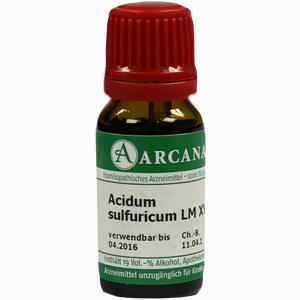 Acidum Sulfur Lm 18 10 ml - ab 13,30 €