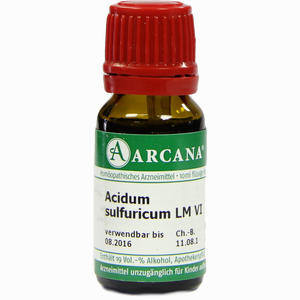 Acidum Sulfur Lm 6 10 ml - ab 9,71 €