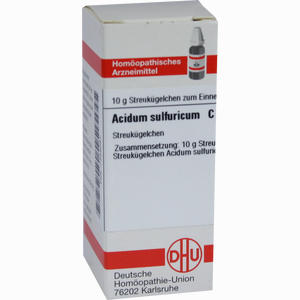 Acidum Sulfuricum C6 Globuli 10 g - ab 7,89 €