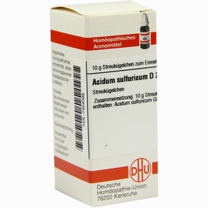Acidum Sulfuricum D200 Globuli DHU-Arzneimittel 10 g - ab 14,09 €