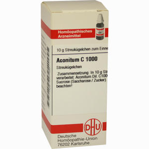 Aconitum C1000 Globuli 10 g - ab 28,99 €
