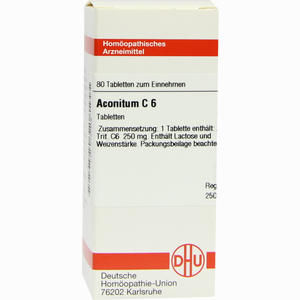 Aconitum C6 Tabletten 80 Stück - ab 0,00 &euro;