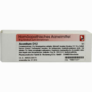 Aconitum D12 Globuli Dr. Reckeweg & Co 10 g - ab 6,33 €