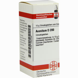 Aconitum D200 Globuli DHU-Arzneimittel GmbH & Co. KG 10 g - ab 12,38 €