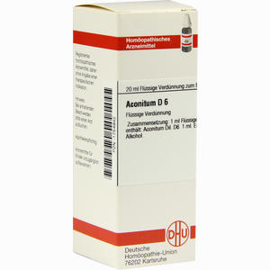 Aconitum D6 Dilution 20 ml - ab 7,95 €