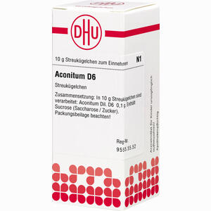 Aconitum D6 Globuli DHU-Arzneimittel GmbH & Co. KG 10 g - ab 6,99 €