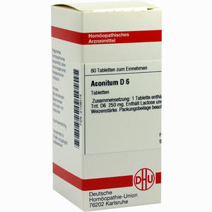 Aconitum D6 Tabletten 80 Stück - ab 7,71 €