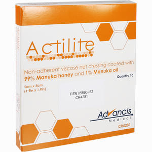 Actilite 5x5 Cm Wundgaze 10 Stück - ab 68,82 €