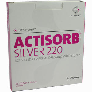Actisorb 220 Silver 10.5x10.5 Steril Kompressen 10 Stück - ab 47,72 €