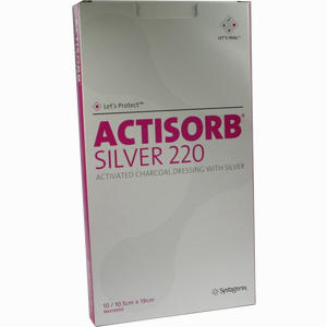 Actisorb 220 Silver 19.0x10.5cm Steril Kompressen 10 Stück - ab 90,88 €