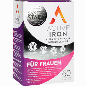 Active Iron Eisen und Vitamin B Komplex Plus Kombipackung 60 Stück - ab 15,87 &euro;