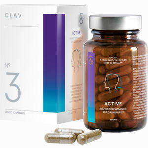 Active - Nährstoffkomplex mit Carnipure - Vegan Kapseln 60 Stück - ab 0,00 &euro;