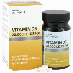 Activplus Vitamin D3 20. 000 I. E. Depot 180 Stück - ab 13,31 &euro;