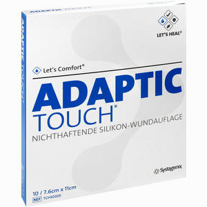 Adaptic Touch Nicht- Haftende Silikon- Wundkontaktauflage 7,6 X 11cm 10 Stück - ab 32,80 €