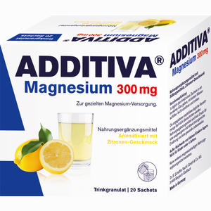 Additiva Magnesium 300mg N Pulver 20 Stück - ab 5,53 €
