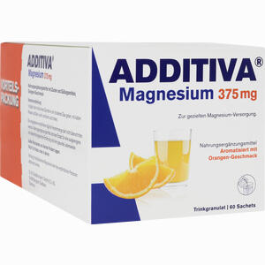 Additiva Magnesium 375mg Sachets Pulver 60 Stück - ab 13,19 €