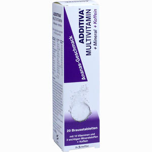 Additiva Multi + Mineral Ananas R Brausetabletten 20 Stück - ab 3,29 €
