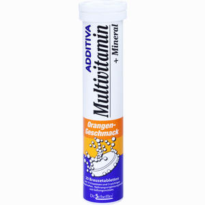 Additiva Multi + Mineral Orange R Brausetabletten 20 Stück - ab 3,28 €