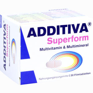 Additiva Superform Filmtabletten 30 Stück - ab 4,47 €