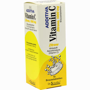 Additiva Vitamin C 1000mg Brausetabletten  10 Stück - ab 0,00 €
