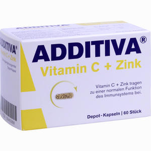 Additiva Vitamin C Depot- Kapseln 300mg  60 Stück Additiva Vitamin C Depot- Kapseln 300mg  60 Stück