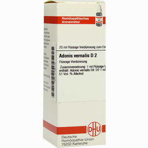 Adonis Vernalis D2 Dilution 20 ml - ab 8,88 €