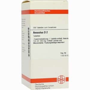Aesculus D2 Tabletten 200 Stück - ab 0,00 &euro;