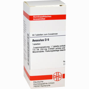 Aesculus D6 Tabletten 80 Stück - ab 8,70 €