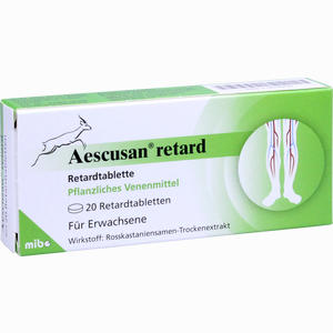 Aescusan Retard Retardtabletten 20 Stück - ab 6,95 €
