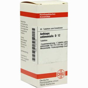 Aethiops Antimon D12 Tabletten 80 Stück - ab 9,19 €