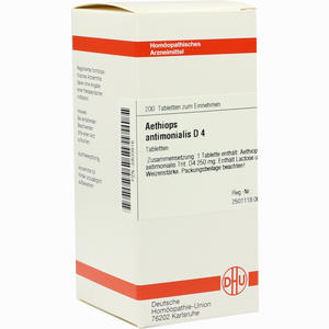 Aethiops Antimon D4 Tabletten 200 Stück - ab 0,00 €
