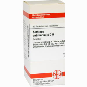 Aethiops Antimon D6 Tabletten 80 Stück - ab 13,73 €