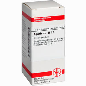 Agaricus D12 Globuli 10 g - ab 6,87 €