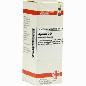 Agaricus D30 Dilution 20 ml - ab 10,19 €