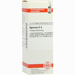 Agaricus D4 Dilution 20 ml - ab 9,15 €