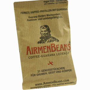 Airmenbeans Feinste Kaffee- Pastillen mit Guarana  21 Stück - ab 2,40 €