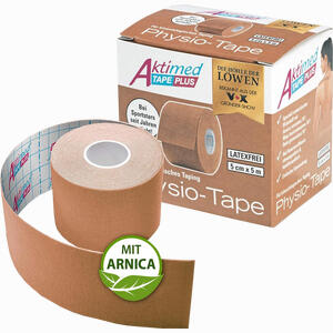 Aktimed Tape Plus Beige Elast. Tape M. Zusatzn.  1 Stück - ab 9,52 &euro;