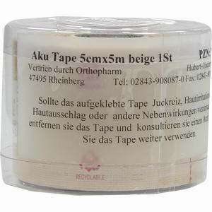 Aku Tape 5m X 5cm Beige 1 Stück - ab 0,00 &euro;