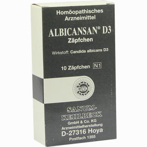 Albicansan D3 Zäpfchen 10 Stück - ab 10,61 &euro;