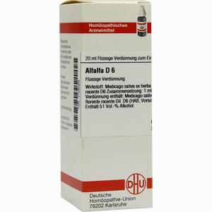 Alfalfa D6 Dilution 20 ml - ab 11,56 &euro;