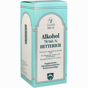 Alkohol 70 Vol % Hetterich 200 ml - ab 9,59 €