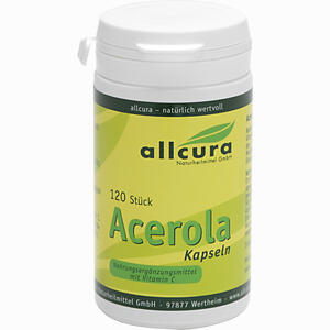 Allcura Acerola Kapseln  120 Stück - ab 10,22 €