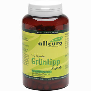 Allcura Grünlipp Kapseln  150 Stück - ab 18,81 €