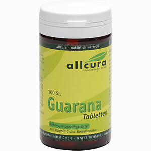 Allcura Guarana Tabletten  100 Stück - ab 9,58 €