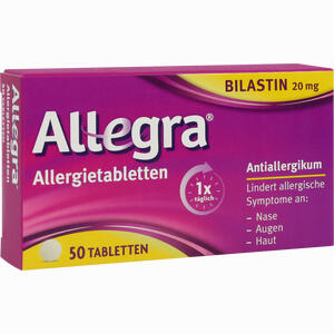 Allegra Allergietabletten 20 Mg Tabletten 50 Stück - ab 15,99 €