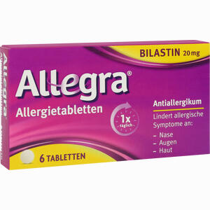 Allegra Allergietabletten 20 Mg Tabletten 6 Stück - ab 2,65 €