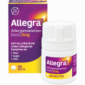 Allegra Allergietabletten 20 Mg Tabletten Dose 100 Stück - ab 36,99 &euro;