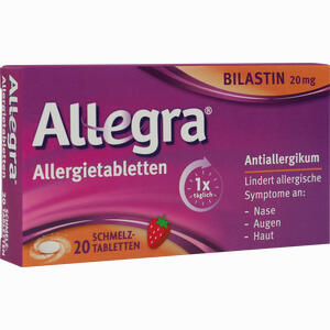 Allegra Allergietabletten 20mg Schmelztabletten 20 Stück - ab 7,12 €
