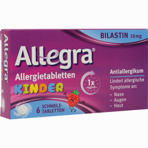 Allegra Allergietabletten Kinder 10 Mg Schmelztabletten 6 Stück - ab 2,72 €