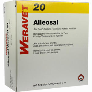 Alleosal 20 Vet Ampullen 100 x 2 ml - ab 126,71 €